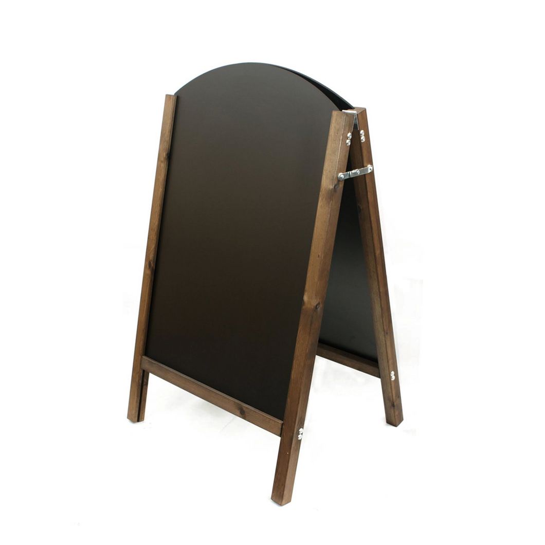 Curved Top A-Board Branded