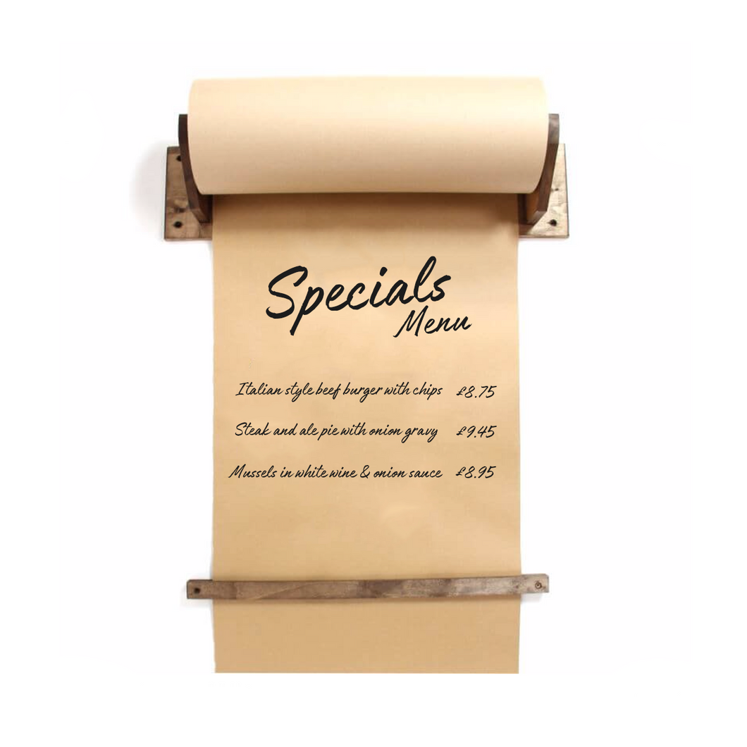 Kraft Paper Dispenser & Paper