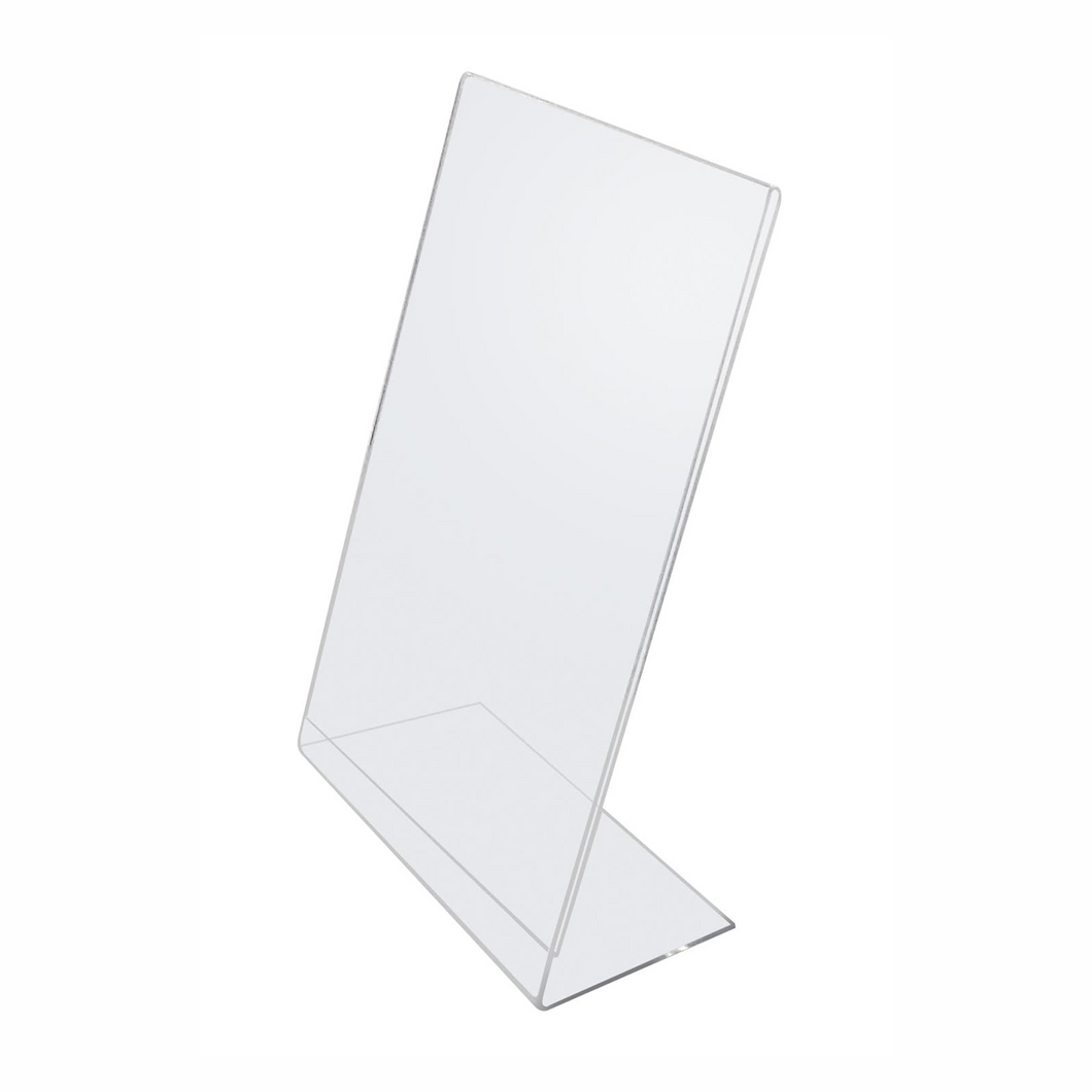 Acrylic Angled Portrait Poster Holder